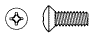 DIN 966 A Phillips / Pozi Oval Head Machine Screw